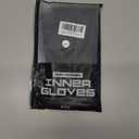 WYOX Boxing Hand Wraps Inner Gloves Men Women, Half Finger Under Mitts with Elasticated Bandages for Fist Protection, Ideal for Muay Thai, Kickboxing, MMA, and Martial Arts, Perfect for Training (Black, XL)