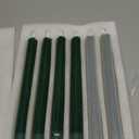 AFINETH Green Flameless Taper Candles with Rmote, 9.6" Real Wax Christmas Battery Operated Candles, 6 Pack Led Candles with 3D Wick, Flickering candlesticks for Home, Wedding, Party, Xmas Decor