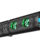 Golf Cart Sound Bar Bluetooth with T bracket Included, RGB Lighting 28" Waterproof Golf Cart SoundBar, 8 Speaker HiFi 2.1HD Amplified Powersports Offroad, Compatible LED Sound System Marine