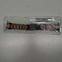  iiteeology Compatible with Apple Watch Band, Natural Wooden Steel Link Bracelet for iWatch Ultra 3/ Ultra 2/ Series 1-11 49mm 46mm 45mm 44mm 42mm - Black