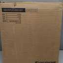 Snughome Cat Litter Box Enclosure Furniture Hidden with Cat Litter Mat, Hidden Cat Washroom Furniture with Door, Handwoven Rattan Cat Washroom Box, Indoor Pet House for Living Room, Bedroom(Grey) (20.87"L x 16.93"W x 22.44"H)