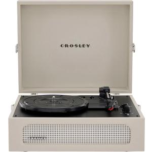 Crosley CR8017B-DU Voyager Vintage Portable Vinyl Record Player Turntable with Bluetooth in/Out and Built-in Speakers, Dune
