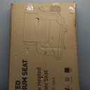 HOPERAN Dual-Sided Heated Stadium Seats for Bleachers with Back Support, 3 Levels Heating Stadium Seating for Bleachers Seat with Backrest, 5 Pockets Portable Stadium Chair for Outdoor (21", Black)