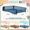 Weysat 12 Pcs Turn in Trays, Classroom Paper Tray, Morandi Tones, Wide