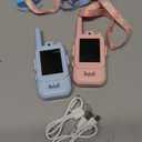 Video Walkie Talkie Toys for Age 3-12 Boys Girls, 2 Pack Walkie Talkies with Screen, Long Range 2 Way Radio with 4 Voice Effects, Christmas Birthday Gifts for Kids Indoor Outdoor Camping (Blue+Pink)