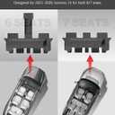 Original 2021-2026 Sorento Floor Mats & Cargo Liner & Backrest Mat for Kia Sorento 6/7 Seats (Not for Hybrid) - Custom Fit TPE Floor Liners & Trunk Mat - All Weather Mats for Sorento 2021-2025 2026