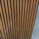 3D Slat Acoustic Wall Panels with Wood Finish Accent, 2 Pack Sound Absorbing Paneling for Studio, Office, Living Room, Bedroom Interior Decor (Natural Walnut, 48''L x 24''W)
