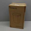 3 Pack Bathroom Small Trash Can with Lid, 2.6 Gallon Slim Garbage Bin with Pop-Up Lid, 10L Plastic Wastebasket for Bedroom, Office, Kitchen, Toilet (Three Colors)