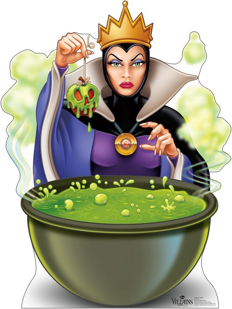 Cardboard People Evil Queen Life Size Cardboard Cutout Standup - Disney Villains, One Size, 31"W x 42"H