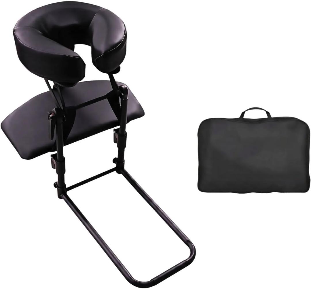 Massage Headrest for Bed with Arm Rest, Face Down Pillow After Eye Surgery