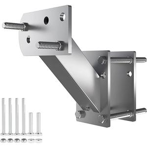 Spare Tire Mount Bracket for Trailer, 120LBS Weight Capacity, Fits Most 4 & 5 Lugs Wheels on 3.94″, 4″, 4.25″ and 4.72″ Bolt Patterns