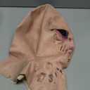 Amazon.com: Alien Mask with Neck Scary Alien Head Latex Mask for Halloween Costume Party Prop : Clothing, Shoes & Jewelry