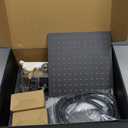 Black Shower System, Shower Faucet Set Bathroom Square Rain Shower Head and Handle Set, Wall Mounted Shower Fixtures With Shower Valve and Trim Kit 10 inch Matte Black