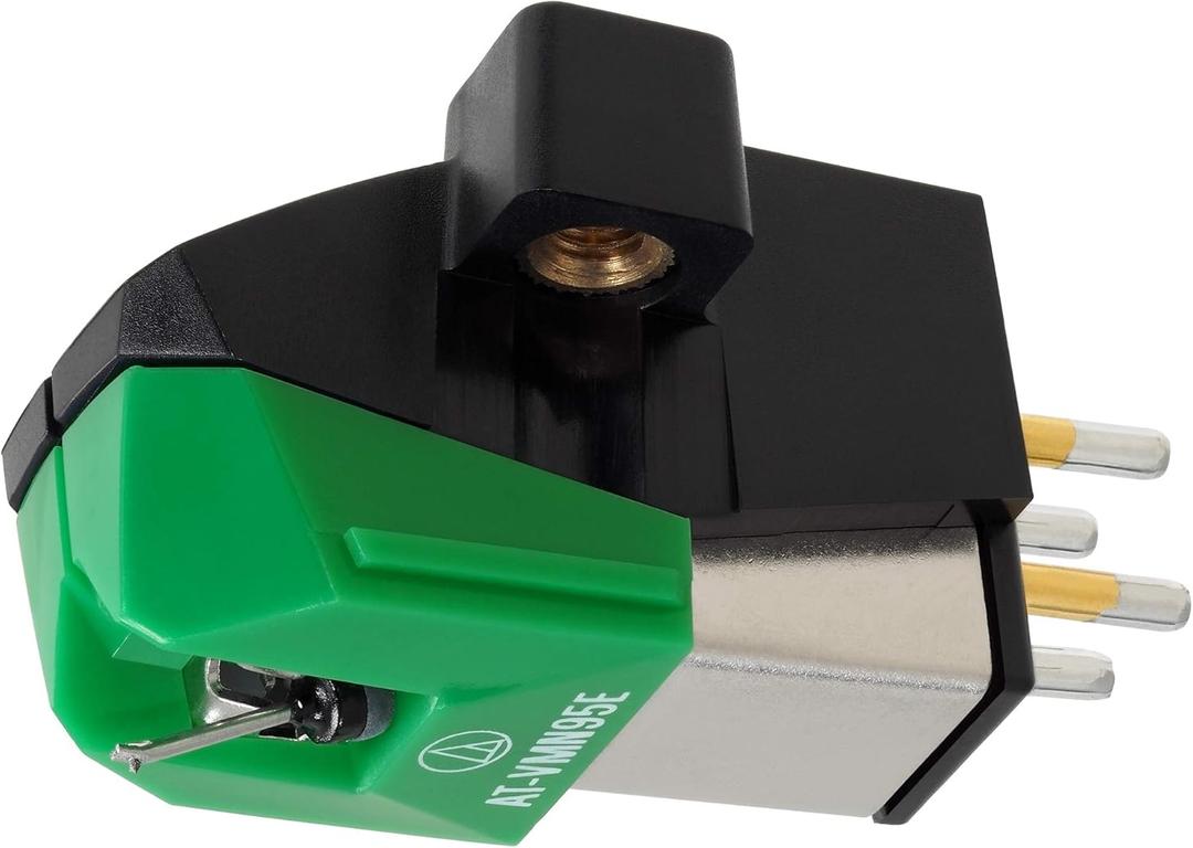 Audio-Technica AT-VM95E Dual Moving Magnet Cartridge with 0.3 x 0.7mil Elliptical Stylus