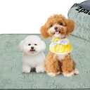 LOOBANI Washable Pee Pads for Dogs: 2 Pack Super Absorbent Reusable Puppy Pads, Leakproof and Waterproof Dog Training Pads Whelping Pads for Potty, Floor, Crate, Couch Bed and Travel, 36"x41" (Green Dog Element)