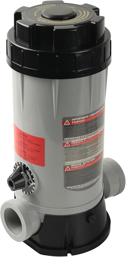 AR-PRO Replacement CL200 in-line Series Feeder, Compatible with Hayward Pool Chlorinator Systems, Automatic Puck & Disc Feeder with Adjustable Dial