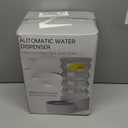 RIZZARI Dog Water Bowl Dispenser : 8L Gravity Large Black Stainless Steel Automatic Feeder with Triple Filter - No Spill - Easy Clean - for Energetic Dog Owners - Multi-Pet Families -Backyard -Balcony