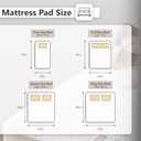 Wapaneus Heated Mattress Pad Queen Size 10 Heat Settings & Dual Control with 1-12 Hours Timer Auto Off, Deep Pocket Fits up to 18",Microfiber Bed Warmer, ETL Listed Machine Washable, 60"x80" White