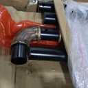 Twin Size Loft Bed with LED Lights and Charging Station, Industrial Heavy Duty Metal Loft Bed Frame with Ladder and Guardrail for Kids Adults, Small Space Saving Design for Bedroom Dorm, Vintage Brown