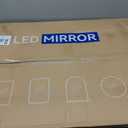 TRAHOME 36"x24" LED Bathroom Vanity Mirror with Lights, Front and Backlit Wall Mirror, Anti Fog, Dimmable 3 Color Lighting, Memory Function, Shatterproof Glass, Plug in or Hardwired