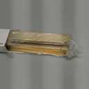 Pack of 4 Brass Cabinet pulls Brushed Drawer pulls Modern Gold Cabinet 9-3/4 inch Handles Drawer Handles for Dresser Closet