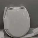 Toilet Seat, Round Toilet Seat with Toddler Seat Built in, Potty Training Toilet Seat Round Fits Both Adult and Child, with Slow Close and Magnets- Round, 2 Packs (White)