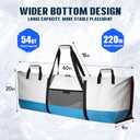 THKFISH Fish Cooler Bag Insulated Fish Kill Bag for Caught Fishing, 60x20x9in Waterproof Fishing Catch Bags with Smooth Water-Resistant Zipper Keep Ice-Cold & Fresh Over 48H
