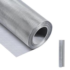 304 Stainless Steel Woven Screen Mesh Roll for Home, Garden and Farm. Window or Door Filter, Guards Against Pests Like Mice, Snakes, and Rodents. Easy to Cut and Install (40 mesh 24118in)