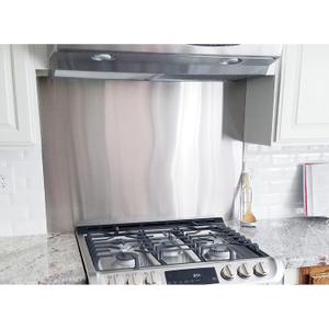24" By 30" Stainless Steel Stove Backsplash Splatter Guard SP3604 Range Hood Backsplash Wall Shield Metal Panel, Ultra Flat Easy Clean And Install 24" By 30" Stainless Steel Stove Backsplash Splatter Guard SP3604 Range Hood Backsplash Wall Shield Metal Panel, Ultra Flat Easy Clean And Install