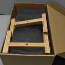 Raised Ceramic Dog Bowl Set - Elevated Dog Bowls with Non Slip Bamboo Stand, Food and Water Bowl Set for Small and Medium Breed Dogs, Pet Bowls, Weighted Dogs Dishes (6'', 2 * 30OZ, Pink)