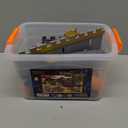 ArtCreativity Medieval Castle Knights Playset for Kids, 27-Piece Deluxe Action Figure Play Set with Storage Bucket, Assembly Castle, 6 Knight Action Figures, Horse Drawn Carriage, Catapult, and More