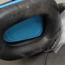 Logitech G432 Wired Gaming Headset, 7.1 Surround Sound, DTS Headphone:X 2.0, Flip-to-Mute Mic, PC (Leatherette) Black/Blue