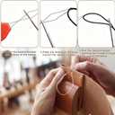 OGNWFUNK 49PCS Big Eye Steel Sewing Tool Set – Needle and Thread Repair Kit with Threader, Stainless Steel Hand Sewing Needles, Practical Sewing Kit for Adults, Home, DIY, and Travel Use