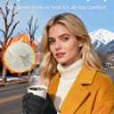 RIGWARL Winter Gloves Men and Women Medium-Thick, Gloves for Cold Weather with Thermal Plush, Touchscreen Running Glove Adjustable Zippered Wrist for Walking The Dog Hiking Camping Cycling Work (XX-Large, A121 Colder-(75% Warm)-black)