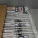 Babelio 29-48" Extra Wide Baby Gate with Adjustable Cat Door,Easy Install Pressure/Hardware Mounted,Auto Close Pet door for Stairs,House,Doorways,Effortless Walk Thru,White