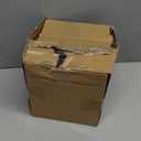 1 Gallon Round Plastic Fish Bowl Set, Crystal Clear Plastic Aquarium for Fish with 5 Decorative Plants and 8.8oz Colorful Stones, Small Fish Tank for Home Decoration