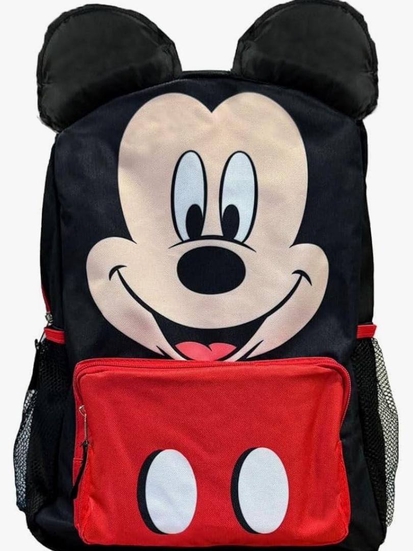 Disney Mickey Mouse Backpack for Kids Officially Licensed School Supply Travel Shoulder Bag