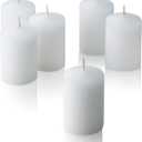 Light In The Dark White Votive Candles - Box of 36 Unscented Bulk Candles - 15 Hour Burn Time - for Weddings, Restaurants, Parties, Spa and Decorations.