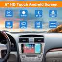 9-inch IPS 4+64G Android 13 Car Stereo Screen for Toyota Camry 2006-2011 Class, Support Wireless Carplay Android Auto, DSP GPS WiFi 4G SWC, FM/AM Bluetooth & 720P AHD Rear Camera
