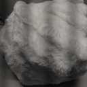 BENVWE Faux Fur Throw Blanket for Couch - Cozy Plush Fluffy Soft Thick Bubble Blanket for Living Room Home Decor - Mothers Day Birthday Gifts for Women, Cream White, 51" x 63"