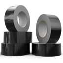 SWRT 9 Mil 5-Pack Black Heavy Duty Duct Tape Strong Adhesive, 2 in x 30 YD (Total 150YD) Duct Heavy Duty Waterproof All Weather Black Duct Tape No Residue Sealing & Patching for Indoor&Outdoor Repair
