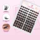 Lash Cluster D Curl, Individual Lashes for DIY Extensions, 10-18mm Mix | U17 lashes only, with D curl individual clusters in mixed 10-18mm lengths for DIY eyelash extensions and custom lash styles.