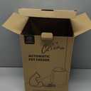 Smart Automatic Cat Feeders - Dual Power Supply, 3L Automatic Pet Feeder (Grey-Button Version)