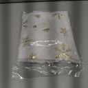 Christmas Tree Skirt, 36-Inch White Faux Fur Tree Skirt with Sparkling Gold Sequin Snowflakes, Quality Xmas Decorations for 4FT-6FT Christmas Trees - Perfect for Christmas Home Decor