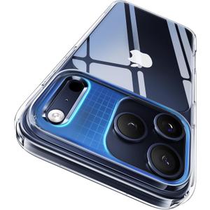 CASEKOO for iPhone 17 Pro Max Case Smooth Crystal Clear, Patented Anti-Yellow & Virgin TPU, 15FT Military-Grade Protection, Slim Transparent Women Men Funda para for iPhone 17 Pro Max Case 6.9", Clear