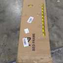 Rolanstar Full Bed Frame with Headboard, Bed Frame Full with LED Lights, Camas Full Size Bed with Charging Station, Solid Metal Slats, Noise Free, No Box Spring Needed, Black