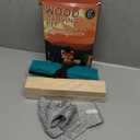 Wood Carving Kit, Whittling Kit for Beginners 17PCS Wood Carving Tools with 3PCS Whittling Knife 9PCS Basswood Blocks & Gloves & Strop Block & Polishing Compound Wood Carving Set Hobbies for Adults