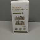 2 Tier Corner Bathroom Counter Organizer, Cosmetic Skincare Organizer, Bathroom Countertop Perfume Tray Vanity Organizer, Kitchen Spice Corner Storage Shelf | Bathroom Countertop, Perfume Tray, Vanity Organizer, Kitchen Spice (Gold)