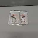 2 x Christmas Tree Decorations, Acrylic Christmas Tree Ornaments, Double-Printed Animal Hanging for Christmas Tree, Home Decor, Children's Gifts (Cow)