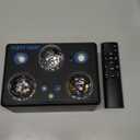 Disco Ball,Party DJ Disco Light Strobe Stage Dance Light Glow Party Sound Activated with Remote Control Rave Ocean Star Projector for Club KTV Christmas Halloween Dancing Parties Holiday Dcor (Large)